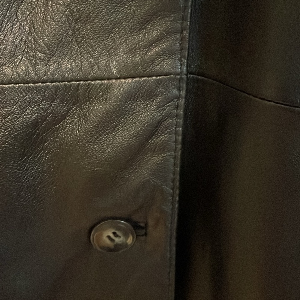 VINTAGE OVERSIZED DANIER LEATHER JACKET - Picture 3 of 4